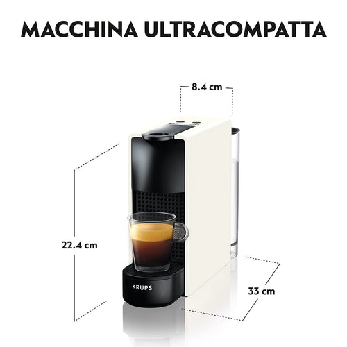 Cafetière Manuelle 0,6 L Noir & Blanc | Capsules | Toriva