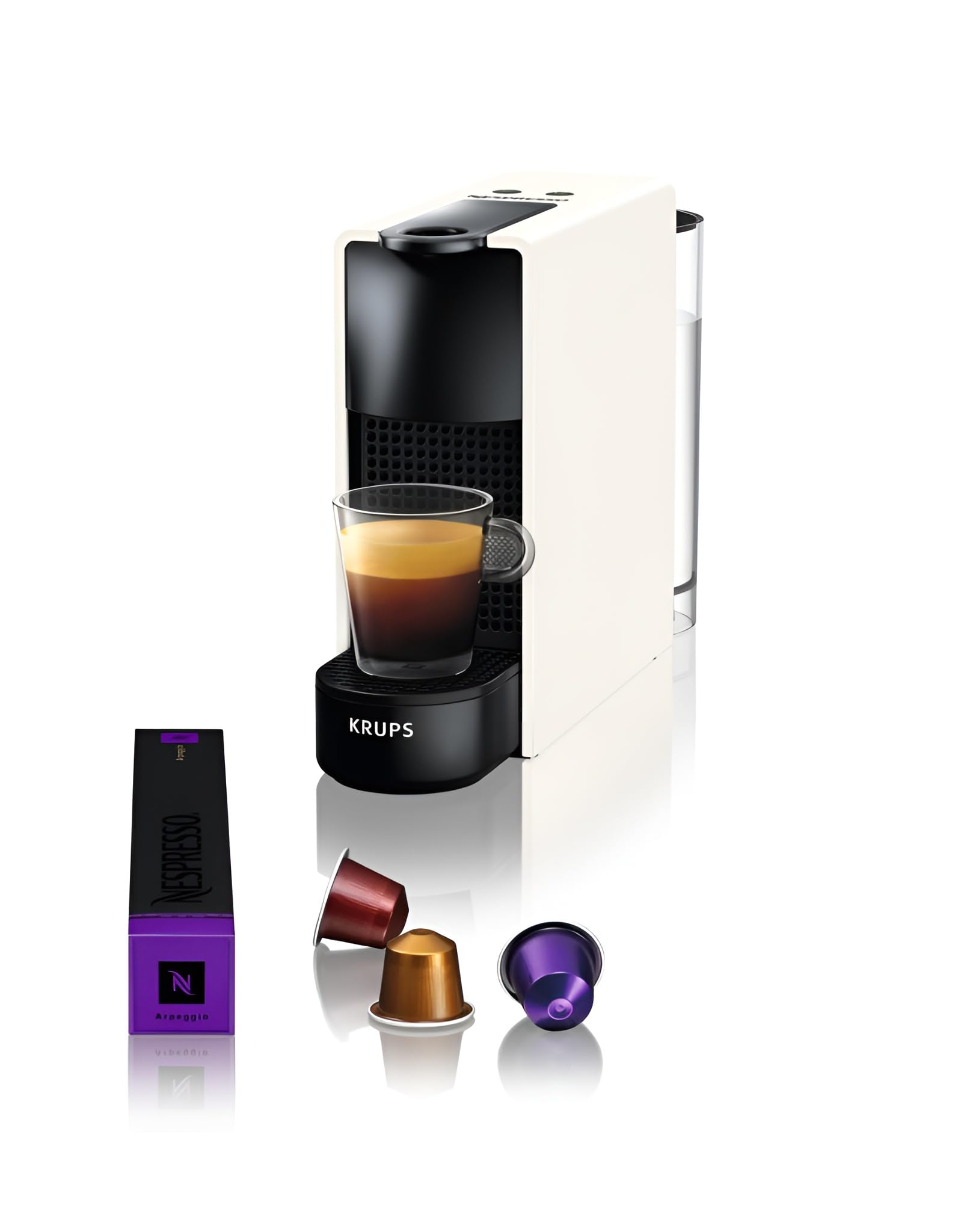 Machine à Café Blanche | 19 Bars | Expresso & Lungo | Toriva