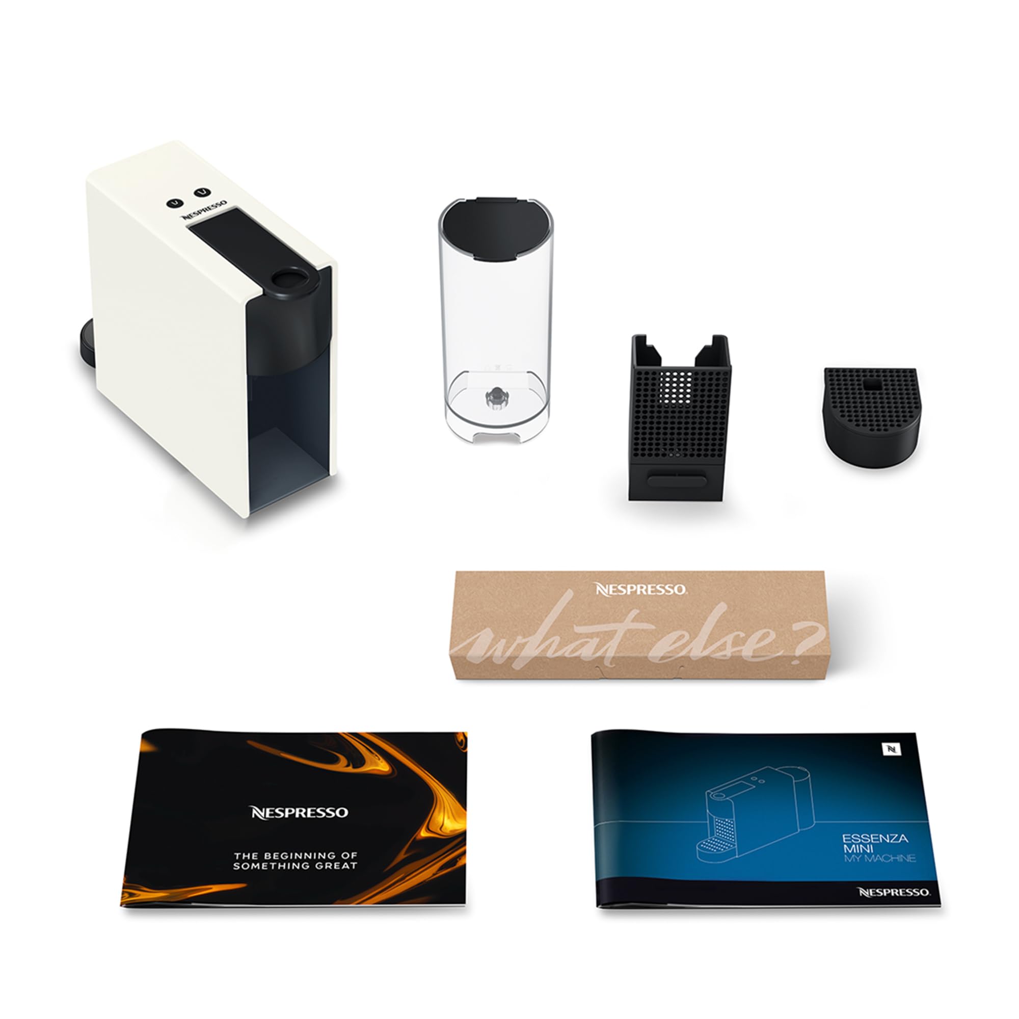 Cafetière Manuelle 0,6 L Noir & Blanc | Capsules | Toriva