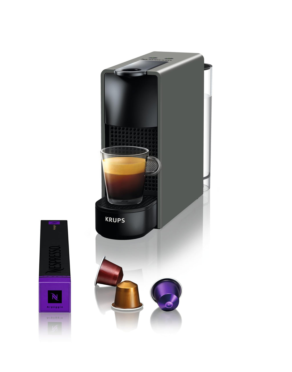 Machine à Café Gris Intense 19 Bars | Expresso Lungo | Toriva