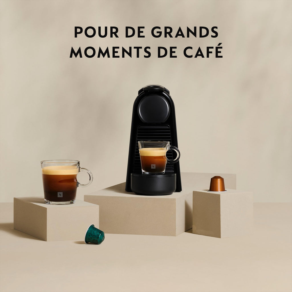 Machine à Café Capsules Noir Mat | 19 Bars | Kit Bienvenue | Toriva