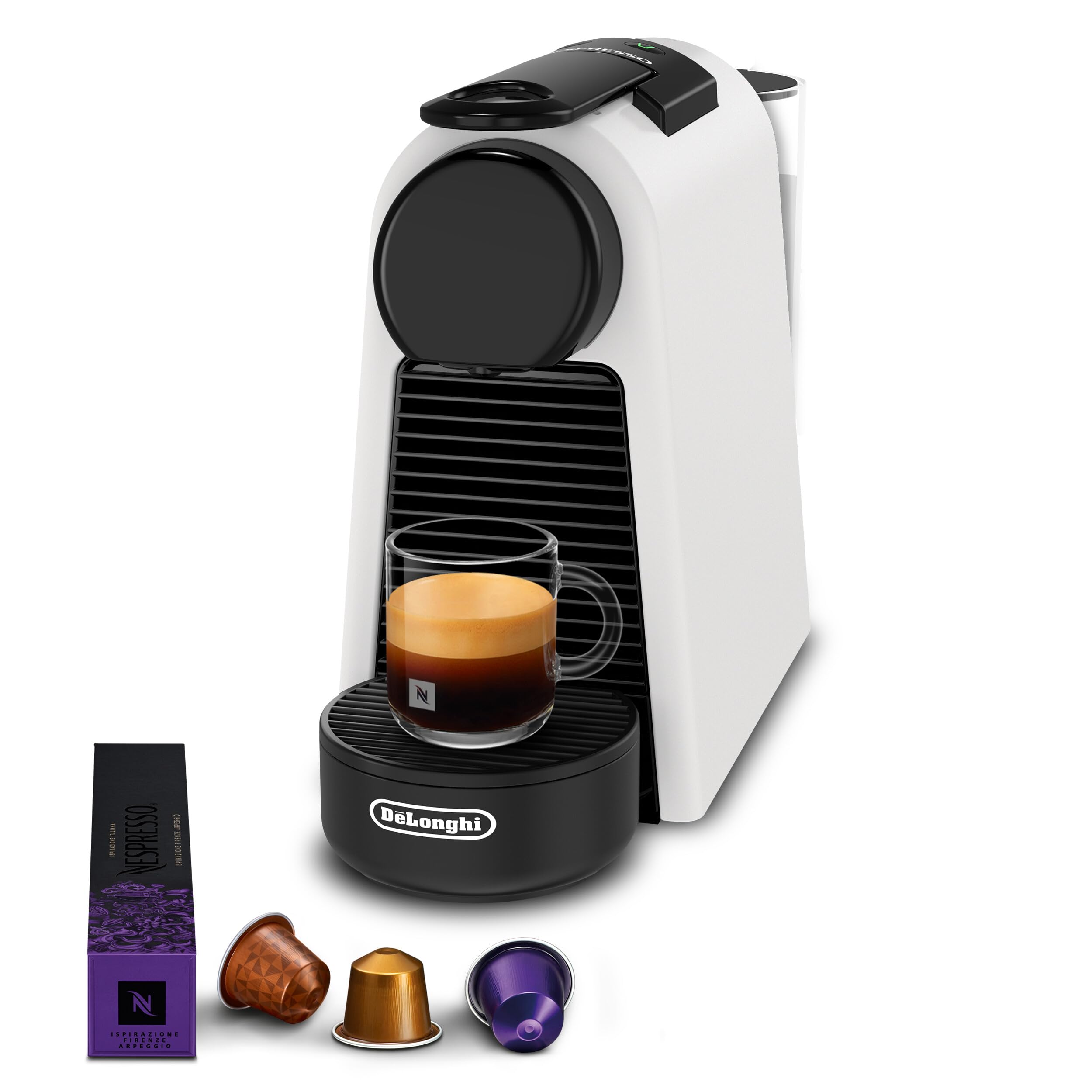 Machine à Café Automatique Blanc Mat | 19 Bars | Capsules | Toriva