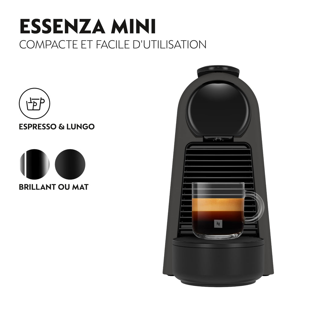 Machine à Café Capsules Noir Mat | 19 Bars | Kit Bienvenue | Toriva